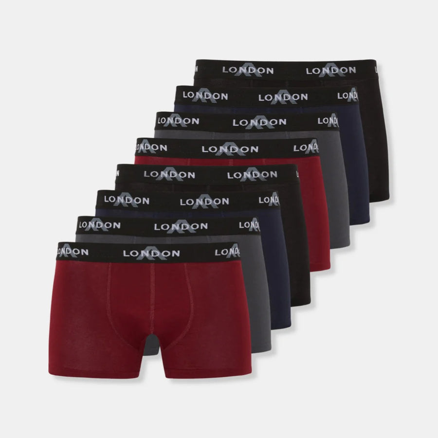 8-Pack Men’s Stretch Fit Boxers - BeardKeeper